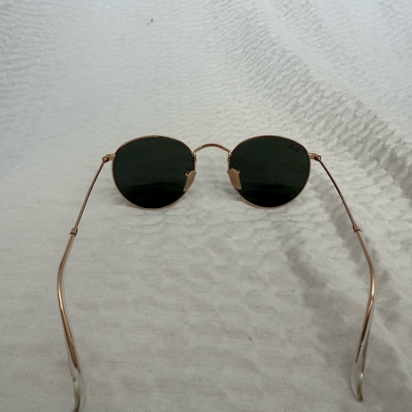Ray-Ban Gold Frame Round Sunglasses - Picture 4 of 7